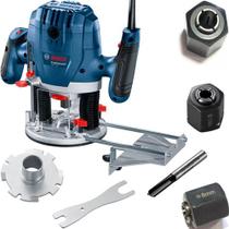 Tupia Manual Coluna Bosch 1300w Gof 130 Com Pinça 8mm 110v Tupia Manual Coluna Bosch 1300w Gof 130 Com Pinça 8mm 110v