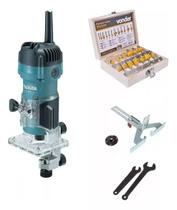 Tupia Manual Makita Laminadora M3700B Kit 12 Fresa Vonder Tupia