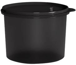 Tupper Caixa 2,4 litros Preta Translúcida Tupperware