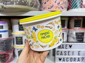 Tupper Caixa Amido de Milho Floral 400 gr / 1,1 Litros