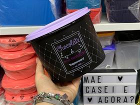 Tupper Caixa Chocolate Bistrô 1,3 kg / 1,7 l - Armazenamento