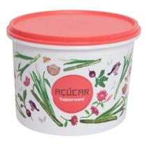 Tupper Caixa de Açúcar 1.4 kg Linha Floral Tupperware
