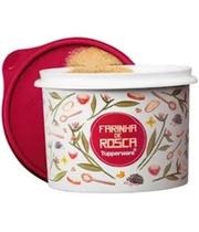 Tupper Caixa de Farinha de Rosca Floral da Tupperware - Tupperware