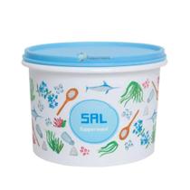 Tupper caixa de sal floral 1,3kg