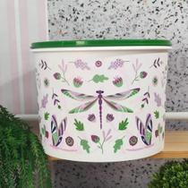 Tupper Caixa Decorada Libélulas 5,5 lts