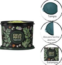 Tupper Caixa Erva Mate 2.4l Floral - original