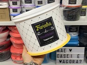 Tupper Caixa Farinha Bistrô 3,8 kg / 5,5 l - Armazenamento