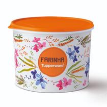 Tupper caixa farinha floral da tupperware