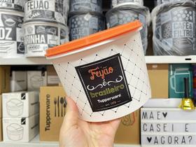 Tupper Caixa Feijão Bistrô 2 Kg / 2,4 L - Armazenamento Prático
