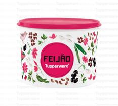 Tupper caixa mantimentos floral feijão:2kg tupperware
