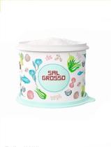 Tupper caixa sal grosso floral da tupperware