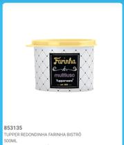 Tupper redondinha farinha bistro 500 ml