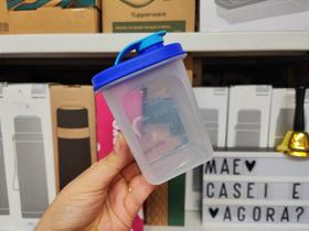 Tupper Slim 350ml Azul - Recipiente para Armazenamento Tupper Slim 350ml Azul - Recipiente para Armazenamento