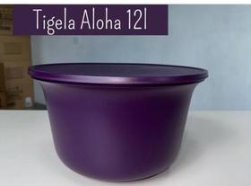 Tupperware bacia grande saladeira aloha 12 litros beringela