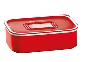Tupperware Baseline Retangular Vermelha Natal 500ml - Armazenamento Eficiente