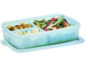 Tupperware Basic Line Com Divisórias Aquamarine 1L