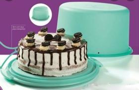 Tupperware Big Cake Redondo Verde - Porta Bolo