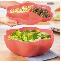 Tupperware Big Tigela Floresta 5,6 litros Coral