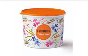 Tupperware caixa 1,8 kg Farinha Floral 2,4 L
