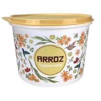 Tupperware Caixa de Arroz 2Kg Floral - Armazenamento Prático e Elegante