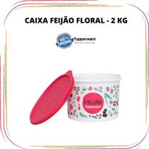 Tupperware Caixa Feijão Floral - 2 Kg Tupperware Caixa Feijão Floral - 2 Kg