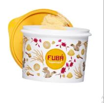 Tupperware caixa fubá floral 1,7 litros