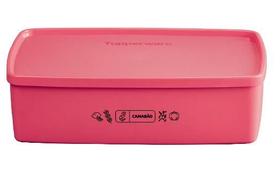 Tupperware Caixa Ideal aqui Tem Camarão cor Rosa