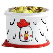 Tupperware caixa mantimentos fazendinha galinha 2,4 litros
