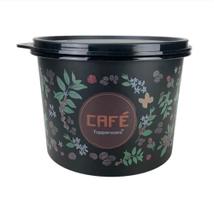Tupperware caixa para café floral 1.7l
