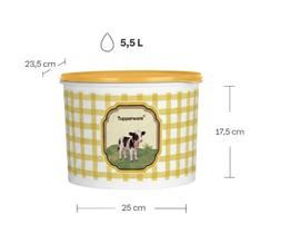 Tupperware caixa vaquinha da roça 5,5 litros Tupperware caixa vaquinha da roça 5,5 litros