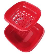 Tupperware Cesto Allegra 1,3 Litros Vermelho