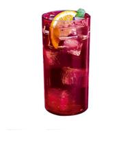 Tupperware copo clear vermelho 400 mls