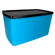 Tupperware Espaçosa 3 litros Azul e Preto