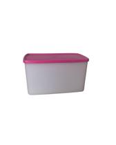 Tupperware Espaçosa 3 Litros - Beijo (Transparente com Tampa Pink)