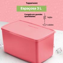 Tupperware Espaçosa 3 Litros Rosa Quartzo