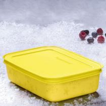 Tupperware Freezer Line Baixo 1 Litro Amarelo Tupperware Freezer Line Baixo 1 Litro Amarelo