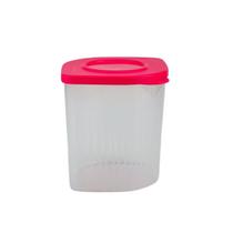 Tupperware Fresh Box Quadrado 1L Rosa Flamingo - Armazenamento de Alimentos