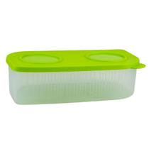 Tupperware Fresh Box Retangular 1L Salsa Verde - Armazenamento de Alimentos Tupperware Fresh Box Retangular 1L Salsa Verde - Armazenamento de Alimentos