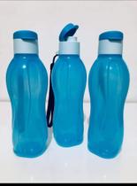 Tupperware garrafa 500ml - azul claro - tampa que não vaza - com garantia