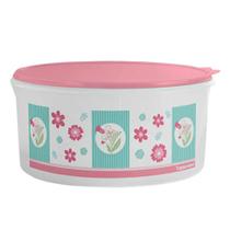 Tupperware grande 10 litros rosa porta tudo provencia