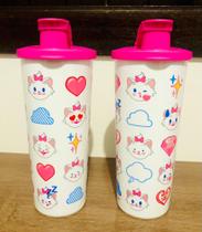 Tupperware Importada Copo Infantil Emojis Marie 470ml