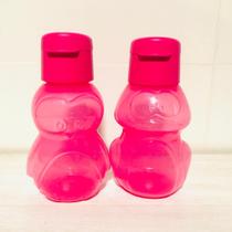 Tupperware Importada Kit 2 Garrafa Eco Tupper Kids Rosa