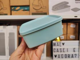 Tupperware Jeitosinho 400 ml Aquamarine - Recipiente para Freezer Tupperware Jeitosinho 400 ml Aquamarine - Recipiente para Freezer