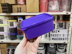 Tupperware Jeitosinho 400 ml Roxo Escuro - Recipiente para Freezer Tupperware Jeitosinho 400 ml Roxo Escuro - Recipiente para Freezer