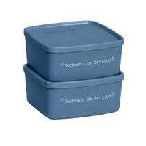 Tupperware Jeitosinho 400ml - Kit com 2 Potes Recheados com Carinho