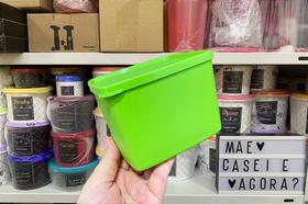 Tupperware Jeitoso 800 ml Verde Claro - Recipiente para Freezer Tupperware Jeitoso 800 ml Verde Claro - Recipiente para Freezer