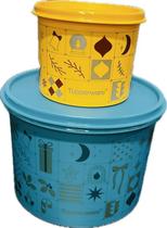 Tupperware Kit 2 Caixas Para Alimentos Natal Mágico Tupperware Kit 2 Caixas Para Alimentos Natal Mágico