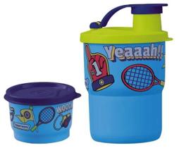 Tupperware Kit 2 Peças Copo Com Bico E Potinho Hora Do Jogo
