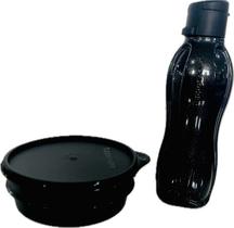 Tupperware Kit 2 Peças Garrafinha Glitter 500Ml E Pote Dinâmico 400Ml