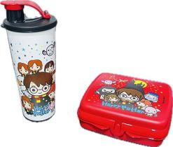 Tupperware Kit 2 Peças Lanchinho Harry Potter